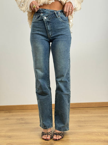 Jeans ASIMMETRICO chiaro 8880