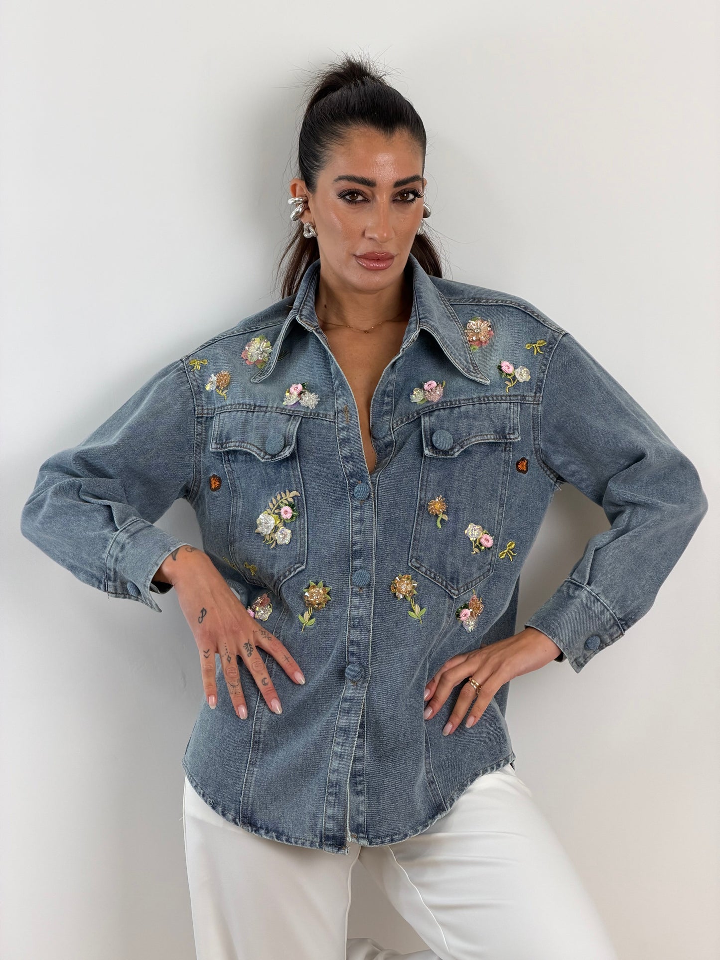 Camicia Denim Botanical 867