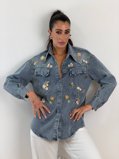 Camicia Denim Botanical 867