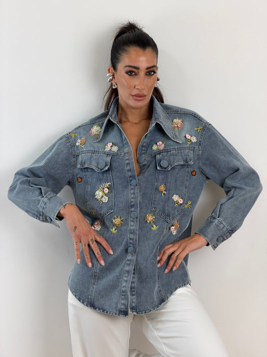 Camicia Denim Botanical 867