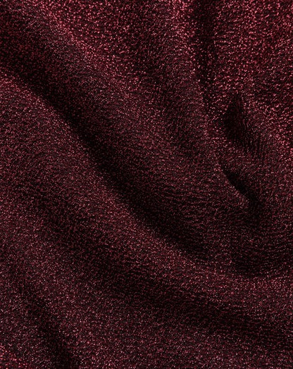 MAE GLITTER DRESS BURGUNDY