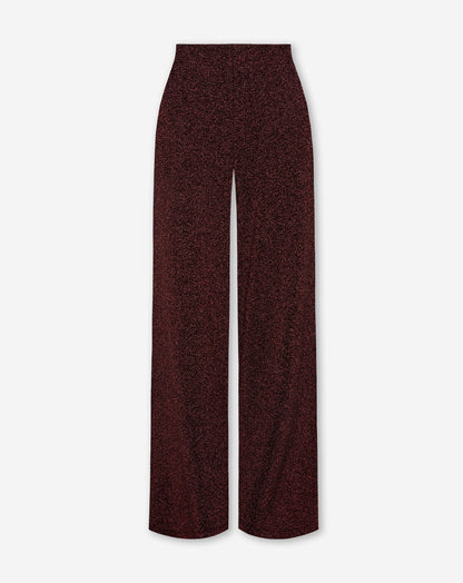 JOANY GLITTER PANTALON TALL BURGUNDY