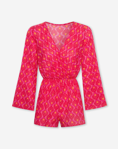 SAGE PLAYSUIT FUCHSIA