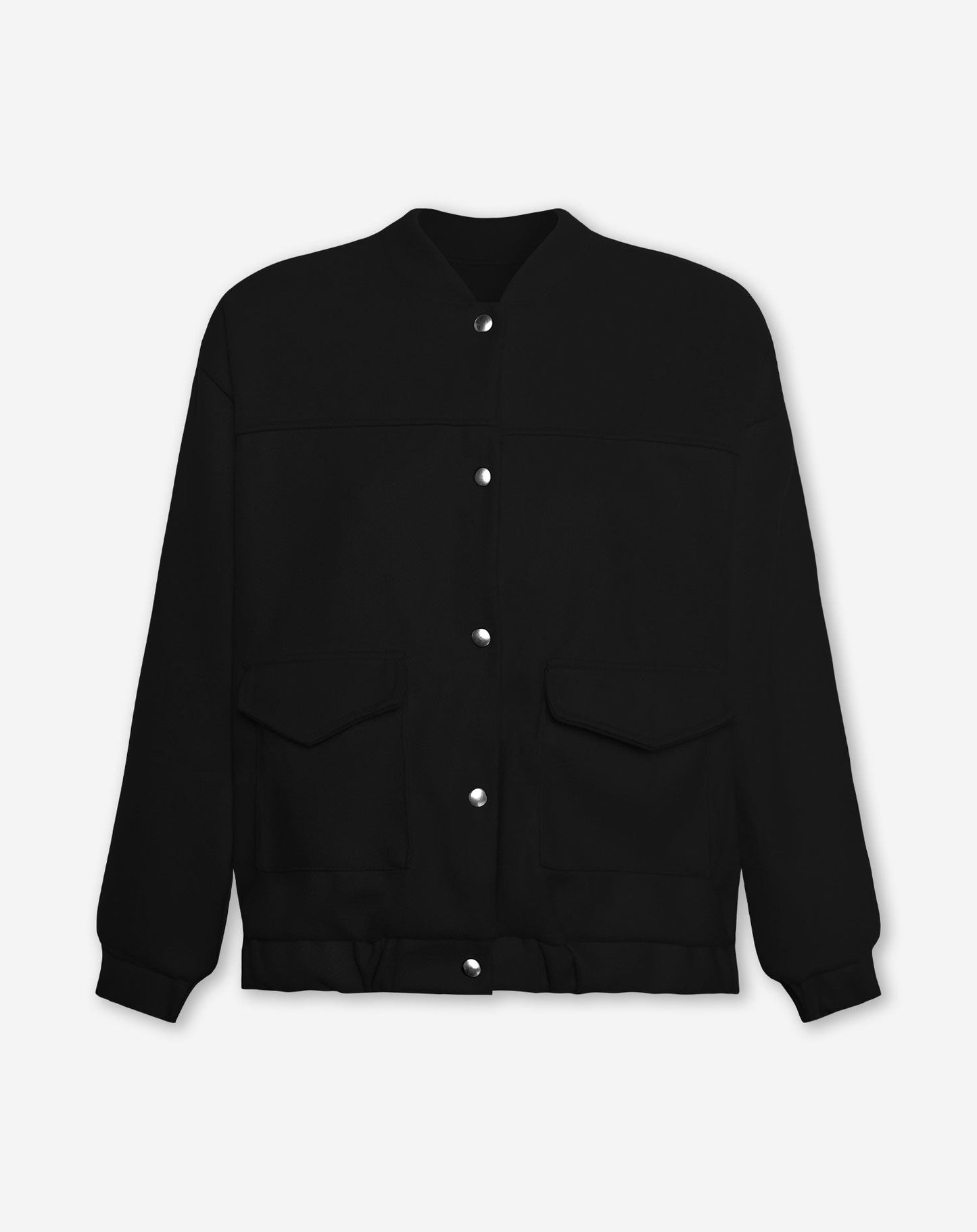 GRACIE BOMBER JACKET ZWART