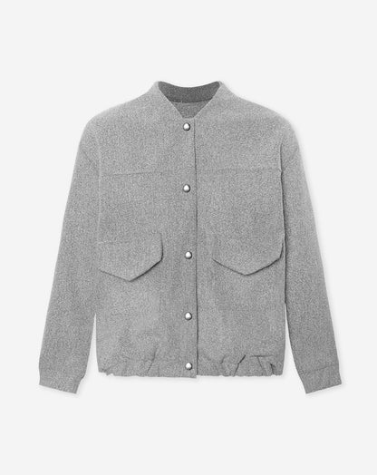 GRACIE BOMBER JACKET GRIJS