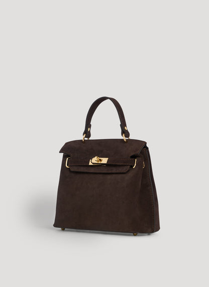 Borsa Giselle in Camoscio Testa di Moro