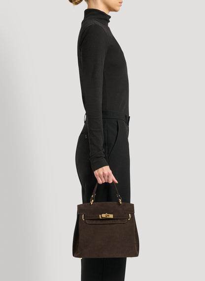 Borsa Giselle in Camoscio Testa di Moro