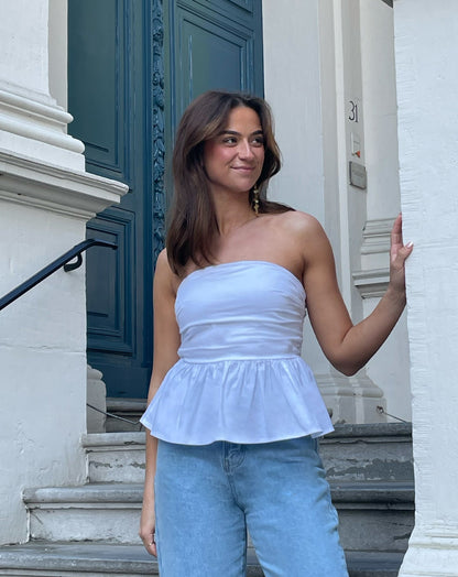 LEIA PEPLUM TOP WIT