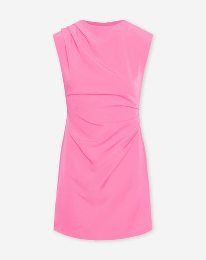 SOFIA RUCHED DRESS TALL ROZE