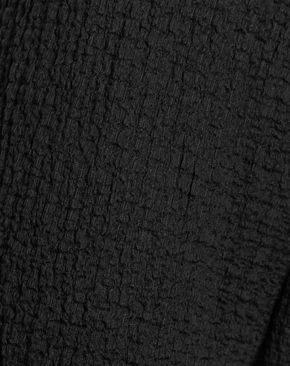 STRUCTURE STRAIGHT LEG PANTS PETITE ZWART