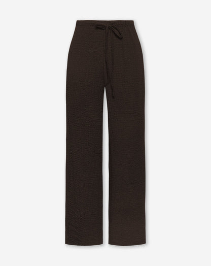 STRUCTURE STRAIGHT LEG PANTS DONKERBRUIN