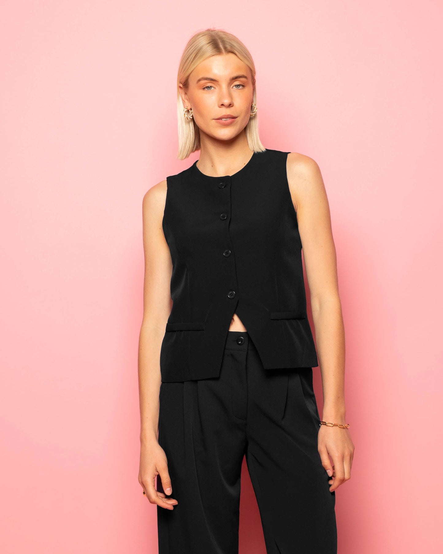 MOLLY GILET ZWART