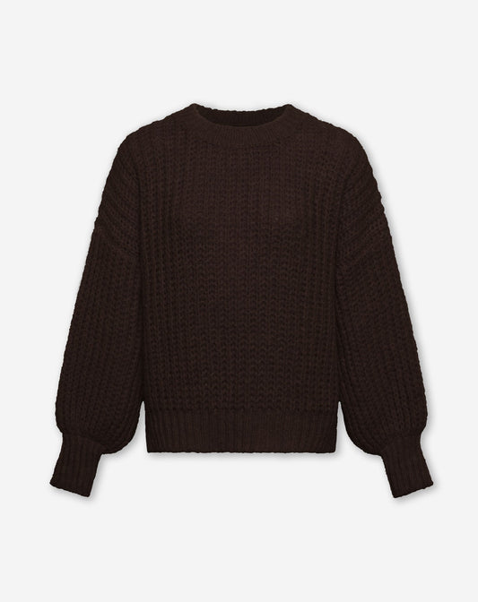 ESMEE CHUNKY KNIT BRUIN