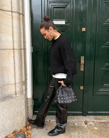CLEO BOXY KNIT ZWART