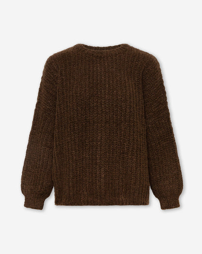 CLEO BOXY KNIT BRUIN