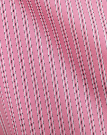 PUCK MULTI STRIPE OVERSIZED BLOUSE ROZE