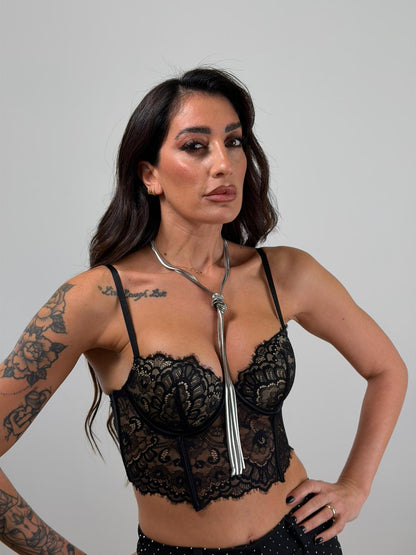 Collana con nodo argento