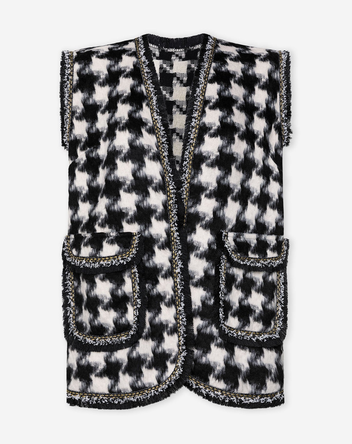 PIED DE POULE GILET