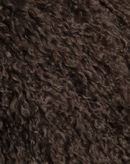 AUBREY HAIRY GILET DONKERBRUIN