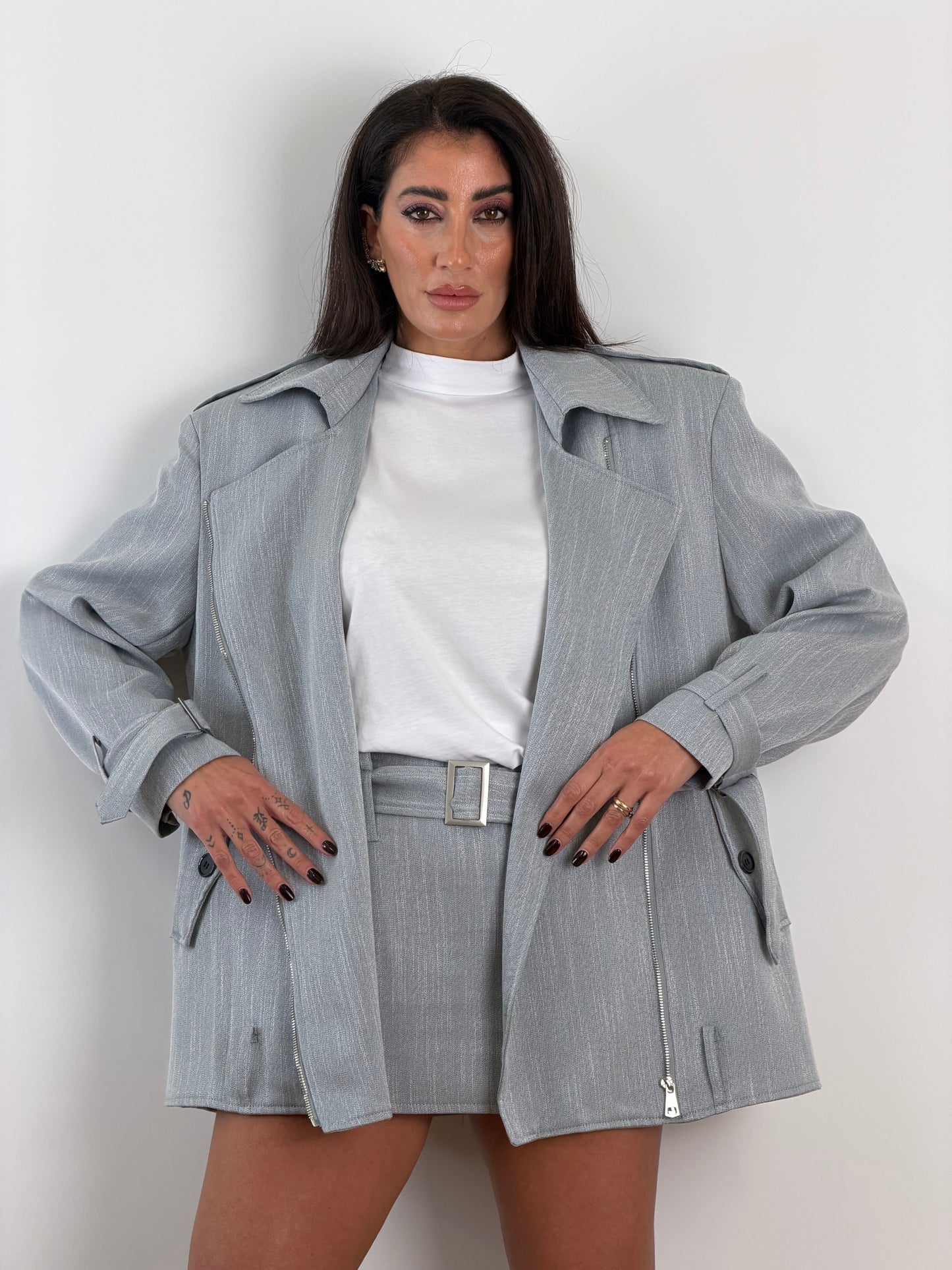 Coordinato CHIODO GREY W50245