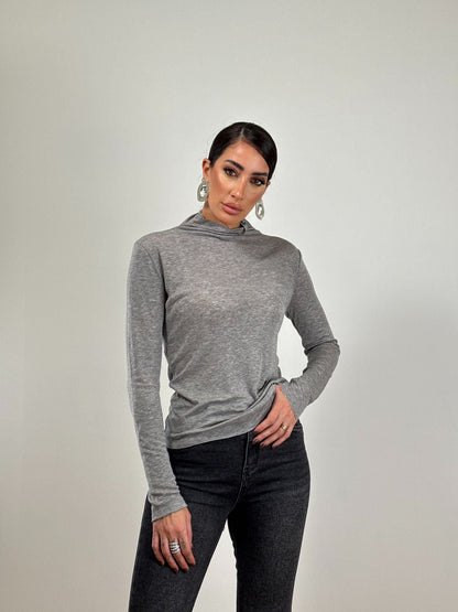 Maglia KIM MEZZOCOLLO GRIGIA 18572