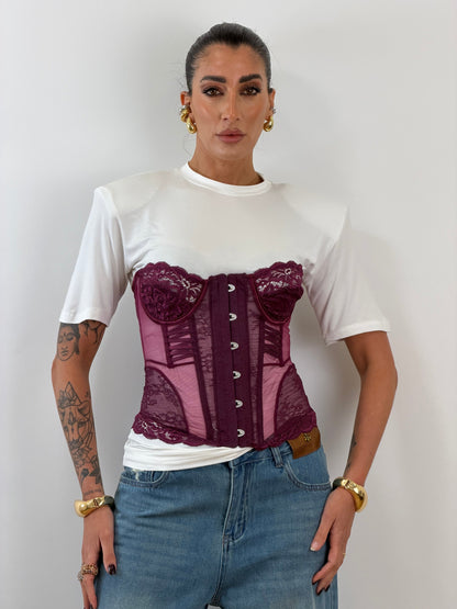 Corsetto bordó 6901