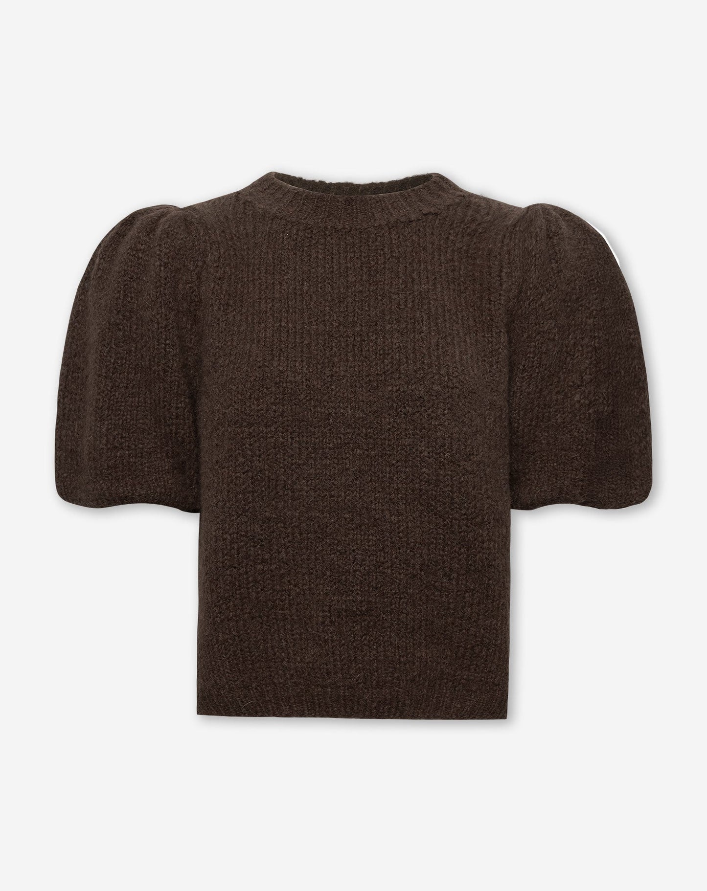 DANI PUFF SLEEVE KNIT BRUIN