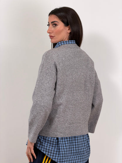 Pull grigio basic PL4950