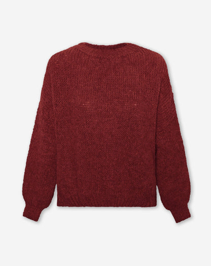 JAMIE KNIT BORDEAUX