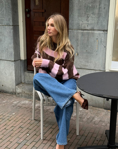 JAMIE STRIPE KNIT LICHTROZE