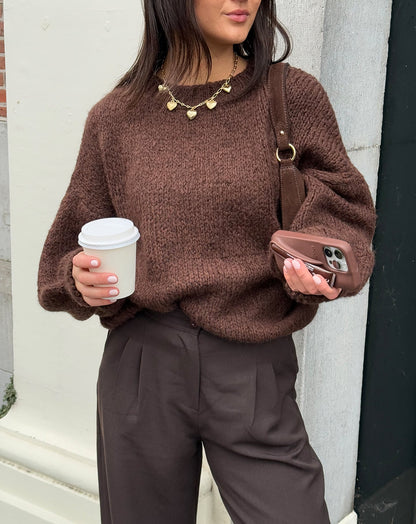 JAMIE KNIT BRUIN
