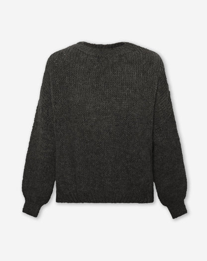 JAMIE KNIT DONKERGRIJS