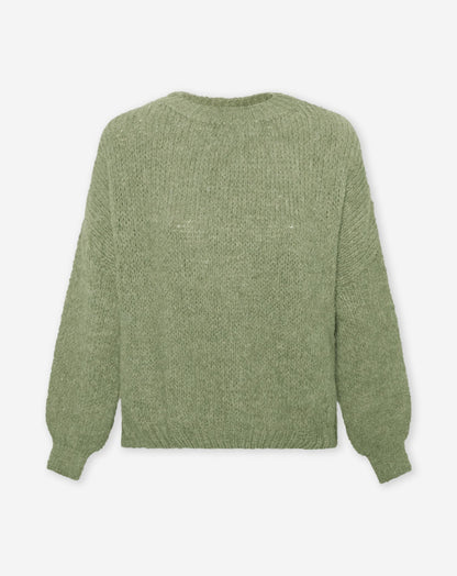 JAMIE KNIT OLIJFGROEN
