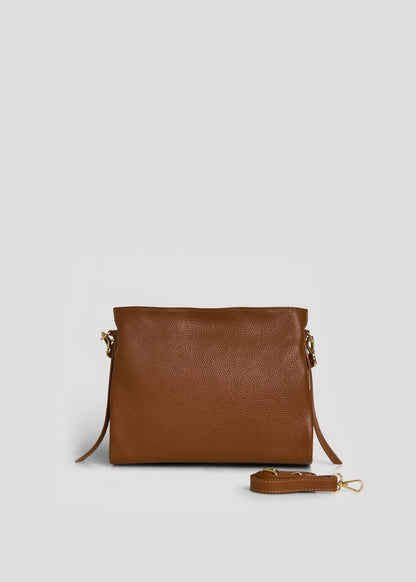 Borsa Braid Micro in pelle Dollaro Cuoio