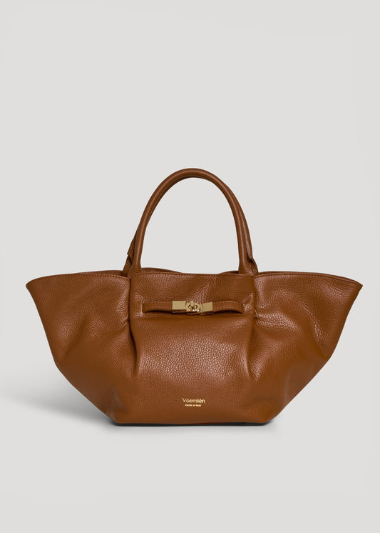 Borsa Charlène in Pelle Togo Cuoio