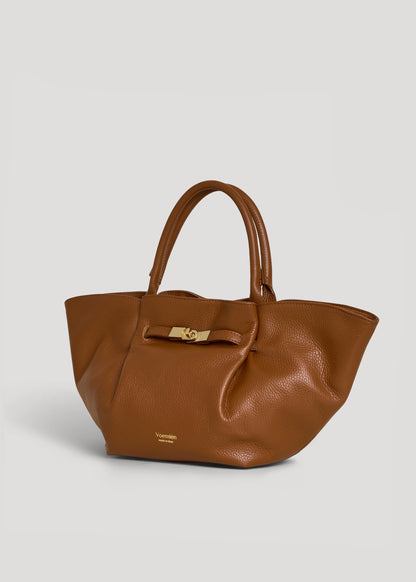 Borsa Charlène in Pelle Togo Cuoio