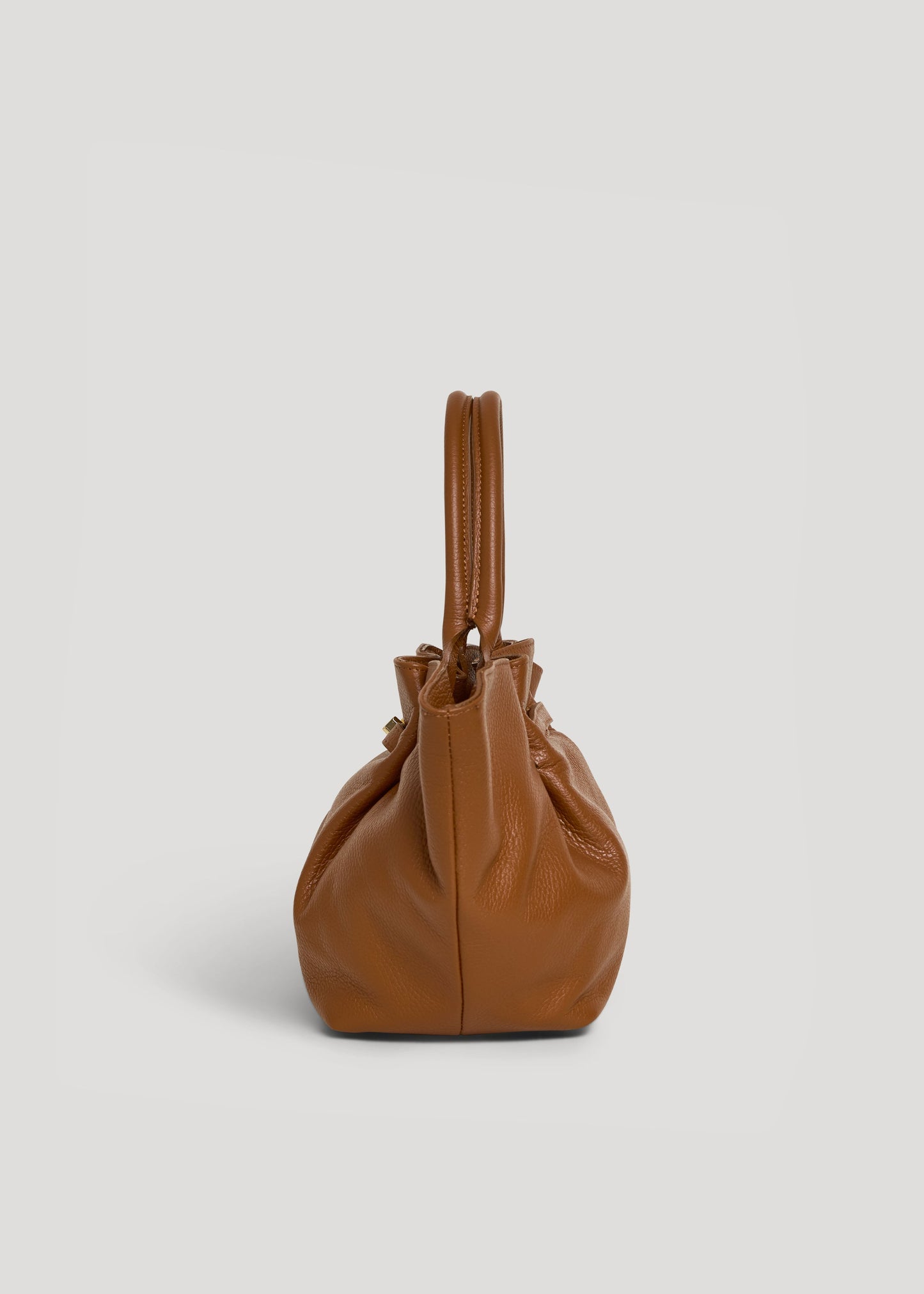 Borsa Charlène in Pelle Togo Cuoio