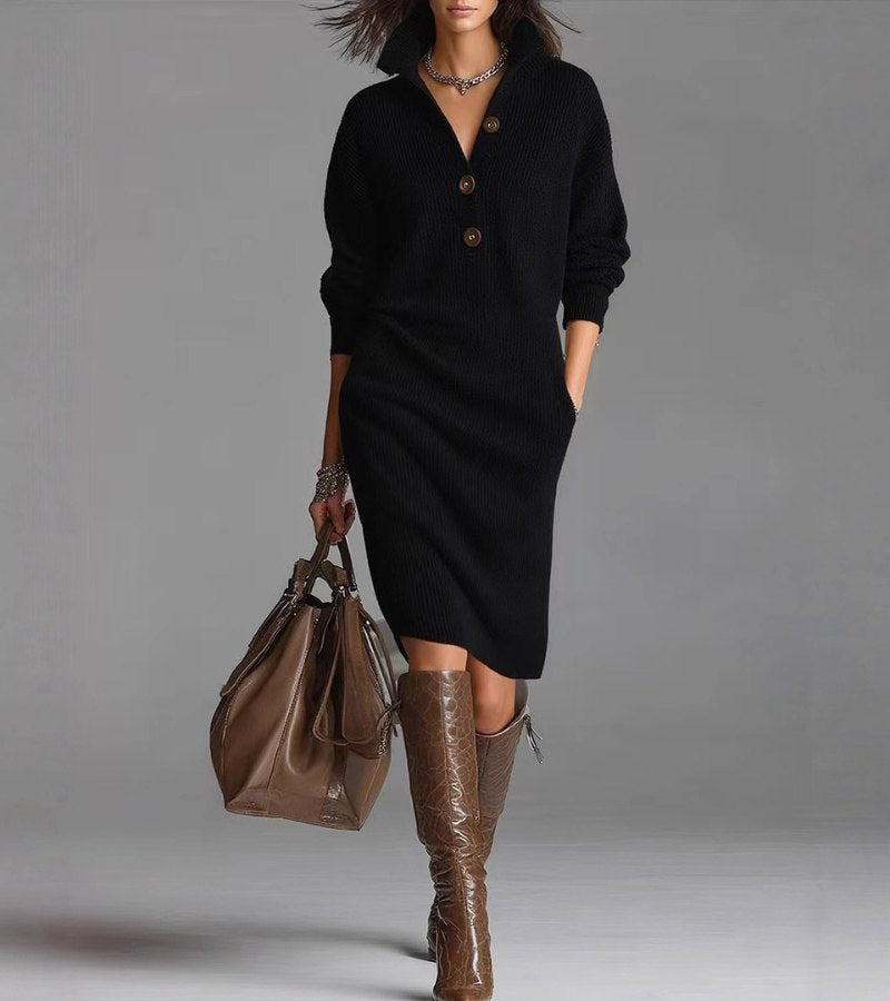 Maud™ | Elegant knitted dress