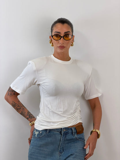 T shirt Just West white W990