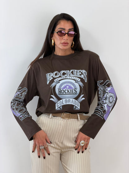 T-shirt Rockies Marrone 793.