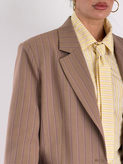 Blazer cammello Lumina 260042