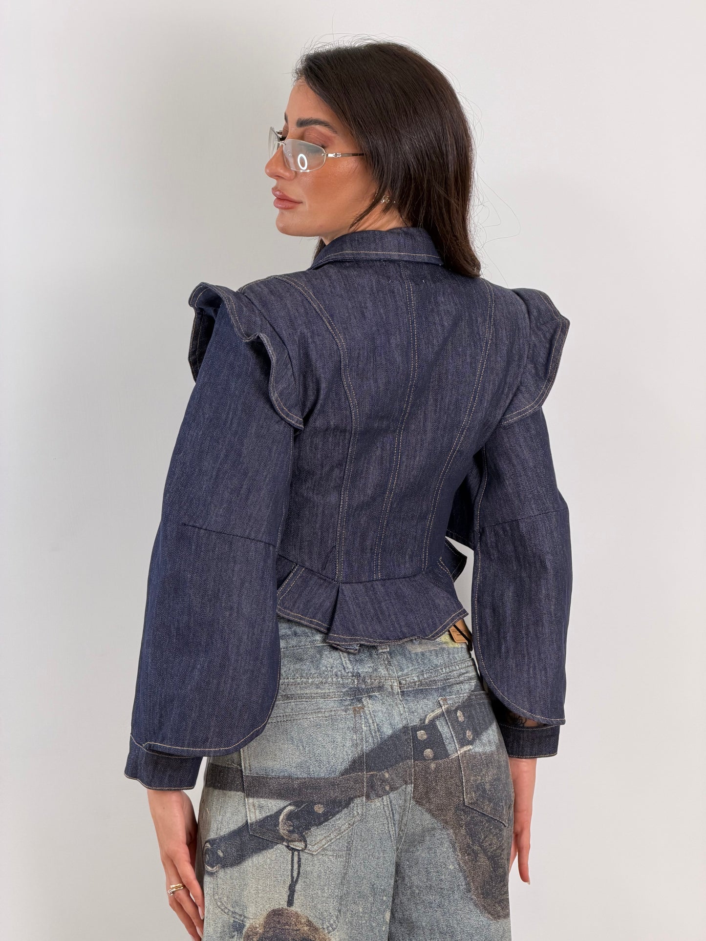 Giacca denim bolero 6676