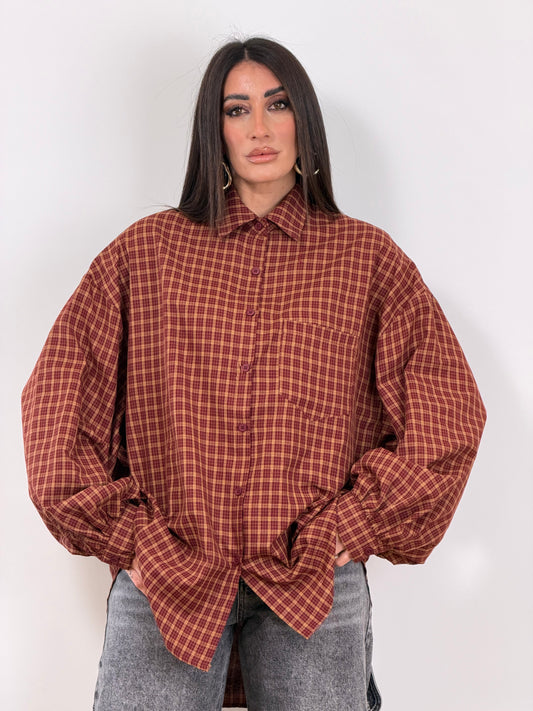 Camicia bordo manica ampia W46191