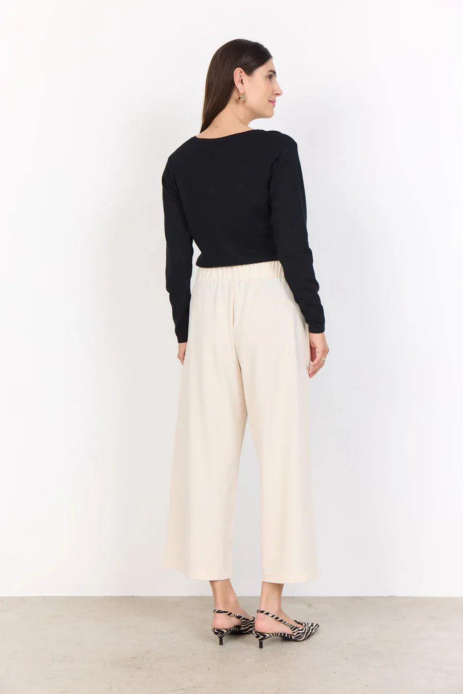 Noa™ – Pantalón Fluido de Cintura Elástica