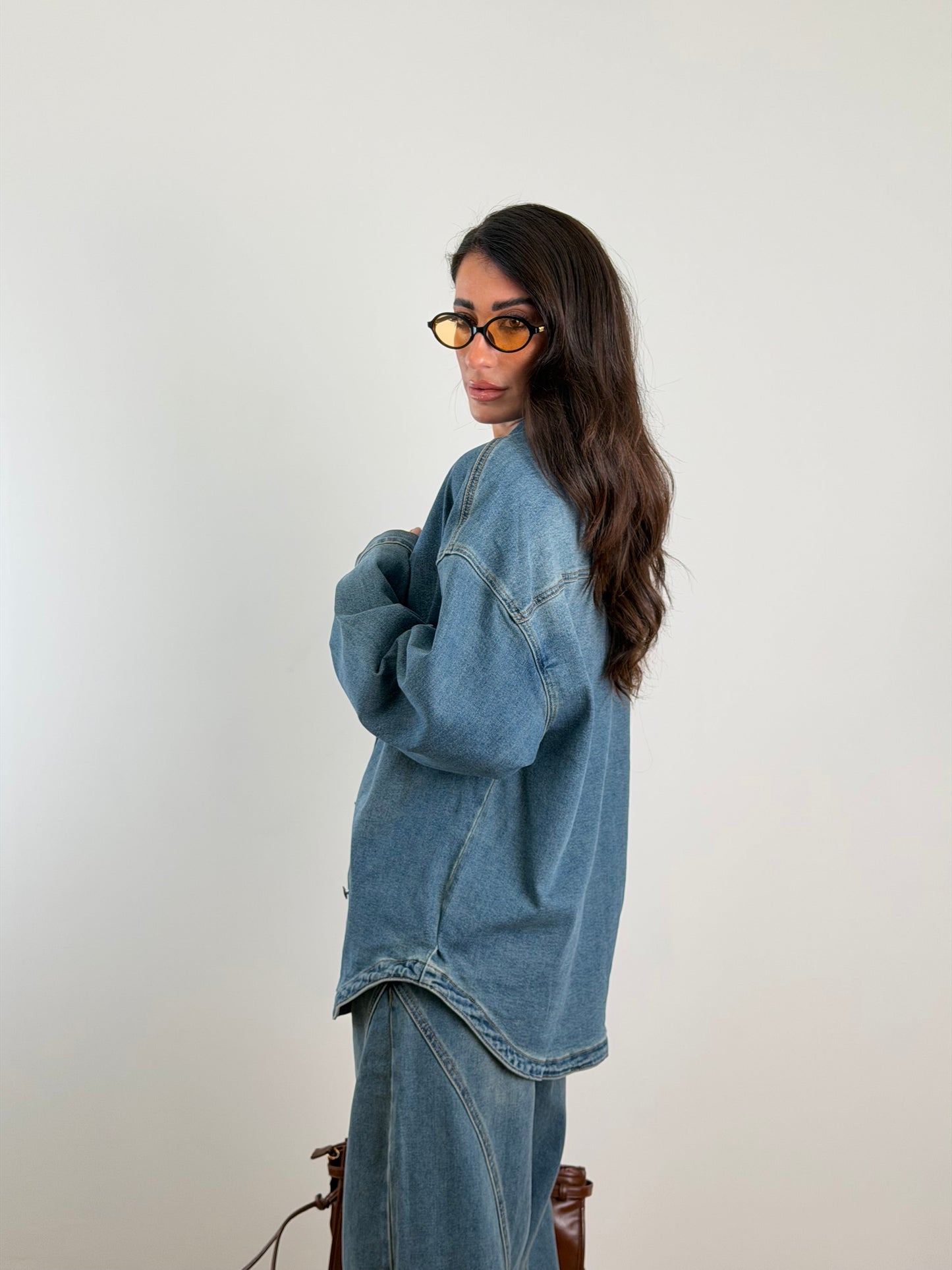 Camicia Shacket denim MI25185