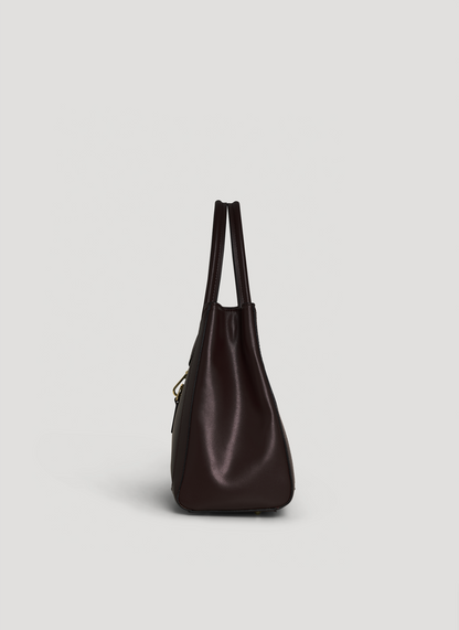 Borsa Chloe in pelle spazzolata Testa di moro