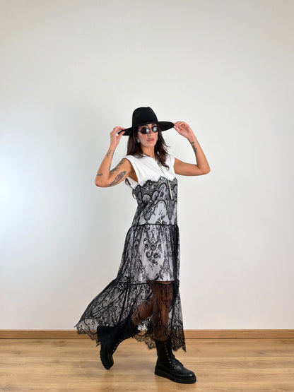 Abito Gipsy chic bianco 3340