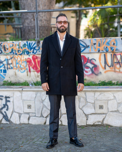 Cappotto Uomo Nero