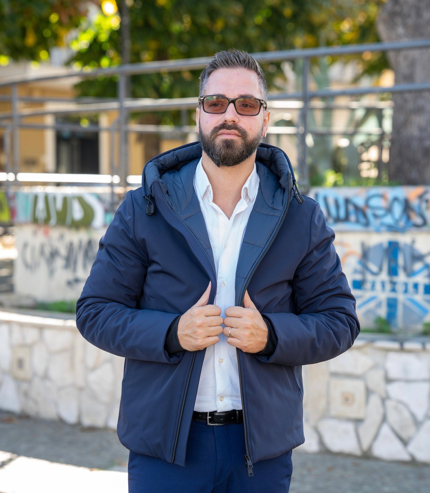 Giubbino Blu navy