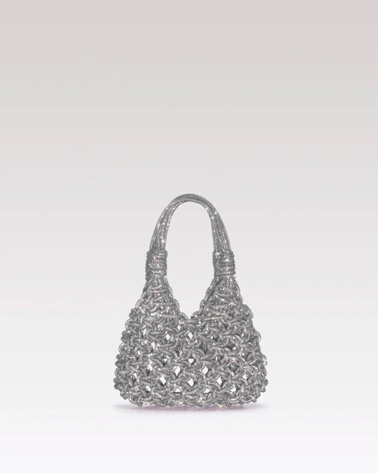 Mini bag cristallo argentato 1559